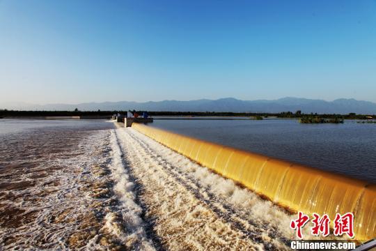 The Longest River Barrier Dam in Northwest China Successfully Impounded Water